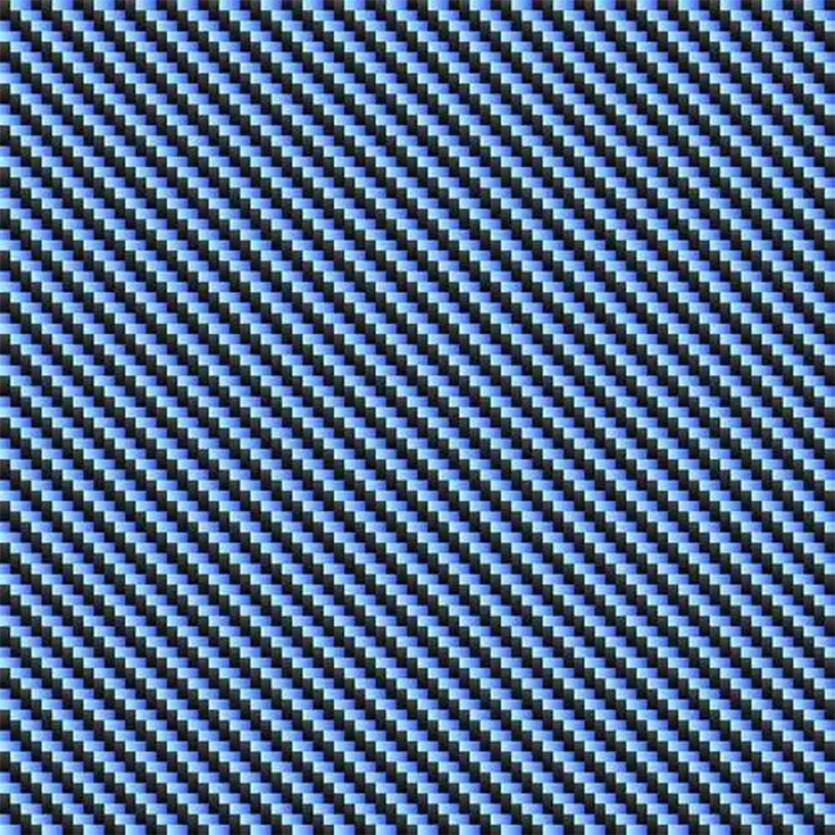 3K Blue Woven Carbon Fiber Fabric